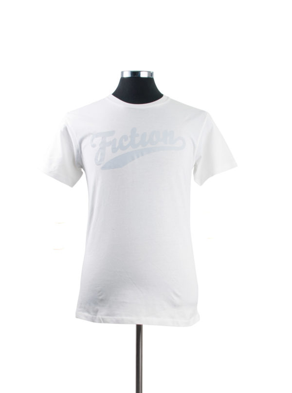 Fiction Apparel White, Lt Grey Cotton Game Day T Shirt | SKU 752.25.50.09. APT57.com