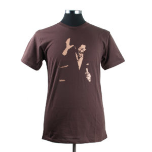 Fiction Apparel Chocolate, Mocha Cotton SDJ T Shirt | SKU 752.25.50.11. APT57.com