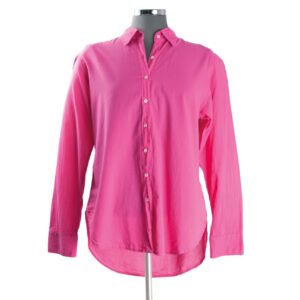 Xienna Hot Pink Cotton LS Shirt Sz S