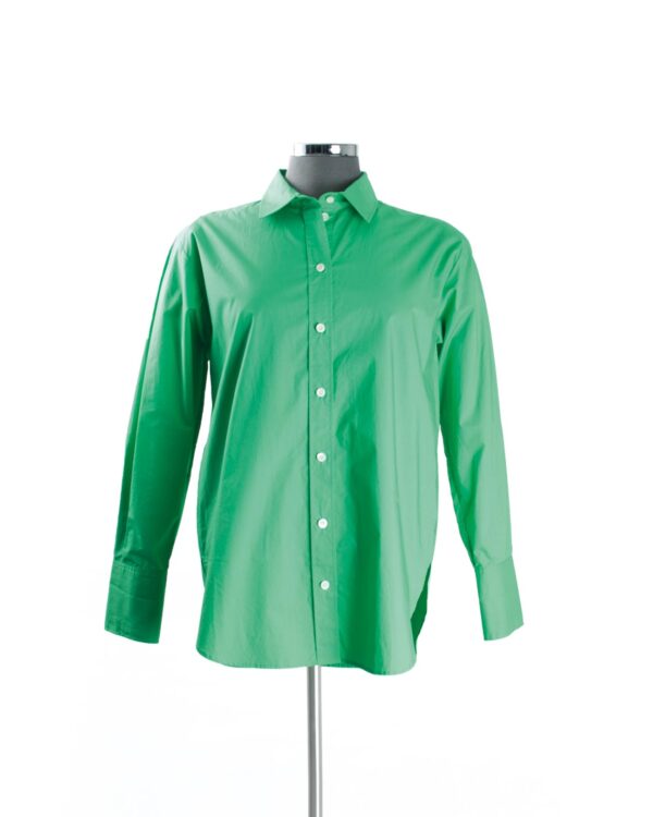 Frame Green Cotton LS Shirt Sz XS