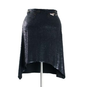 IRO Blue SQ Skirt Sz 34