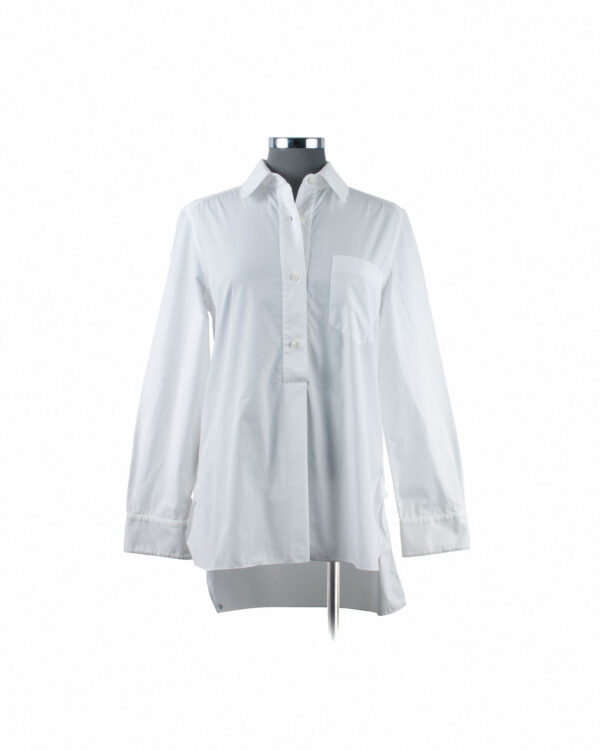 Marni White Cotton Long Shirt Sz 40