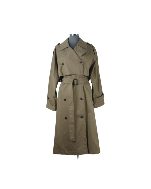 Toteme Olive Cotton TRN Coat Sz 34 | SKU 693.70.65.2. APT57.com